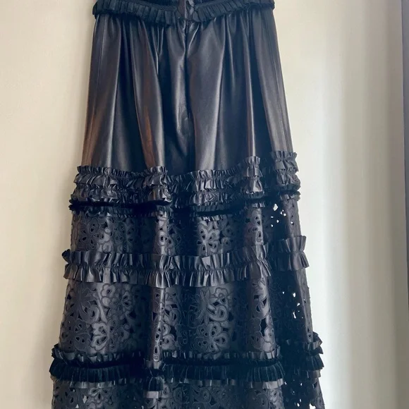 Gucci Cruise 2017 runway black leather dress set . Extremely rare !!!